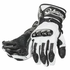 Discount 🤩 RST BLADE Ladies Motorcycle Gloves 1567 (White) 💯