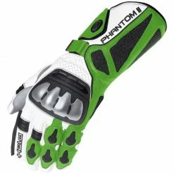 Best Sale 🌟 Held Phantom II Motorcycle Gloves (White/Green) ✨