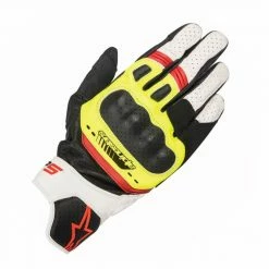 Wholesale ❤️ Alpinestars SP-5 Gloves Black (Yellow/White/Red) 🤩