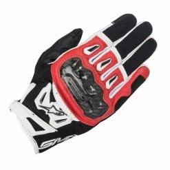 Best Sale 🎉 Alpinestars SMX-2 Air Carbon v2 Motorcycle Glove (Black/Red/White) ⌛