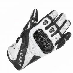 Discount 😉 RST STUNT III CE Motorcycle Glove 2123 (White) ✔️