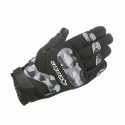 Promo ⭐ Alpinestars C-30 Drystar Motorcycle Gloves (Camo) ✔️