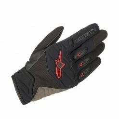 Best reviews of 🎉 Alpinestars Shore Motorcycle Gloves (Black/Red) ⭐