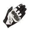 Budget 🥰 Alpinestars SMX-1 Air v2 Motorcycle Gloves (Black/White) 🎉