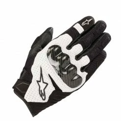 Budget 🥰 Alpinestars SMX-1 Air v2 Motorcycle Gloves (Black/White) 🎉