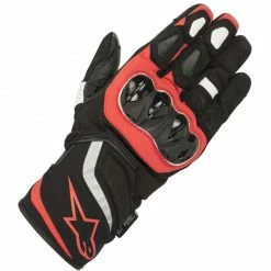 Deals 🧨 Alpinestars T-SP W Drystar Motorcycle Glove (Black|Red) 😀