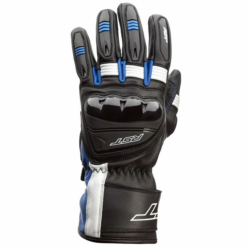 Outlet π₯ RST Pilot CE Motorcycle Gloves 2404 (Black/Blue/White) π₯° - Image 2