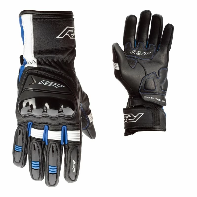 Outlet π₯ RST Pilot CE Motorcycle Gloves 2404 (Black/Blue/White) π₯°