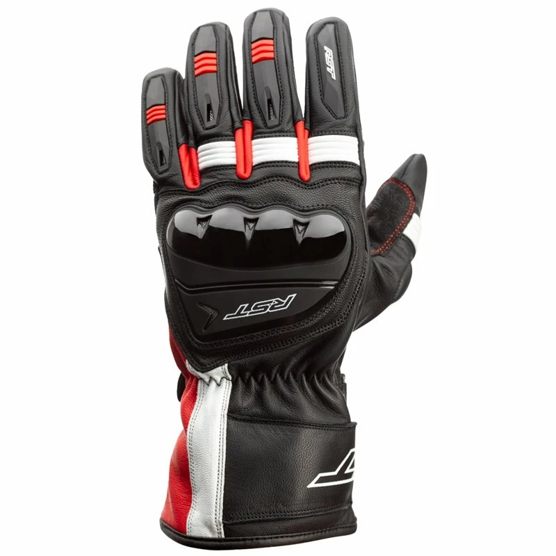 Best deal π RST Pilot CE Motorcycle Gloves 2404 (Black/Red) π - Image 2
