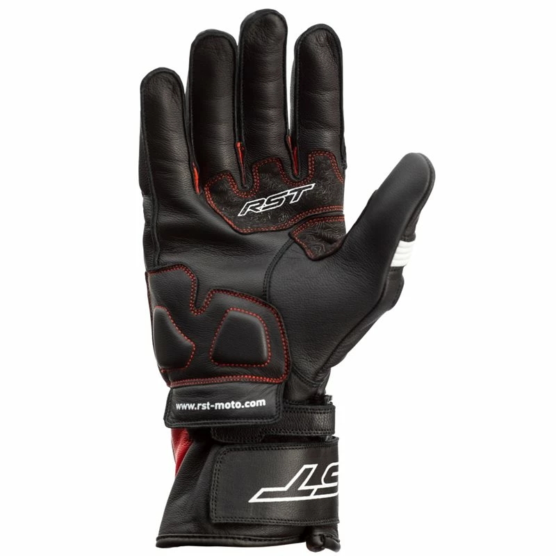 Best deal π RST Pilot CE Motorcycle Gloves 2404 (Black/Red) π - Image 3