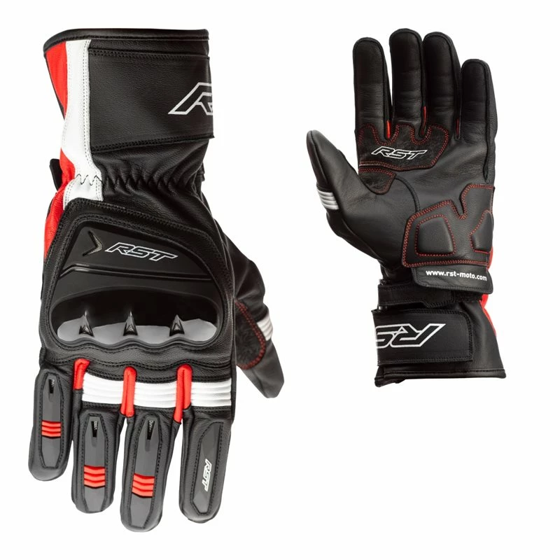 Best deal π RST Pilot CE Motorcycle Gloves 2404 (Black/Red) π