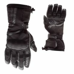 Budget 🔔 RST Atlas Waterproof CE Motorcycle Gloves 2398 (Black) ✔️