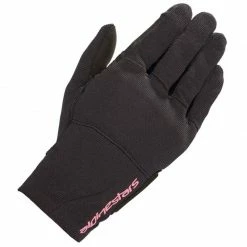 Deals ⭐ Alpinestars Reef Ladies Motorcycle Gloves (Black/Fuchsia) 🎁