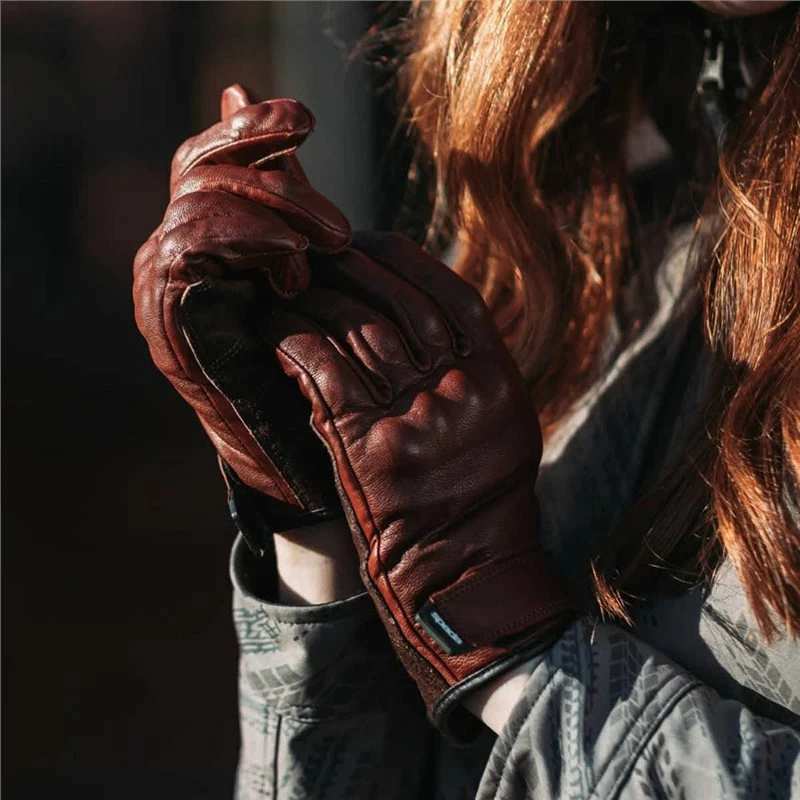 Discount β Spada Wyatt Ladies CE Motorcycle Gloves (Oxblood) π - Image 2