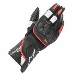 Discount 🧨 Alpinestars SP-2 v3 Motorcycle Gloves (Black/White/Bright Red) 😍