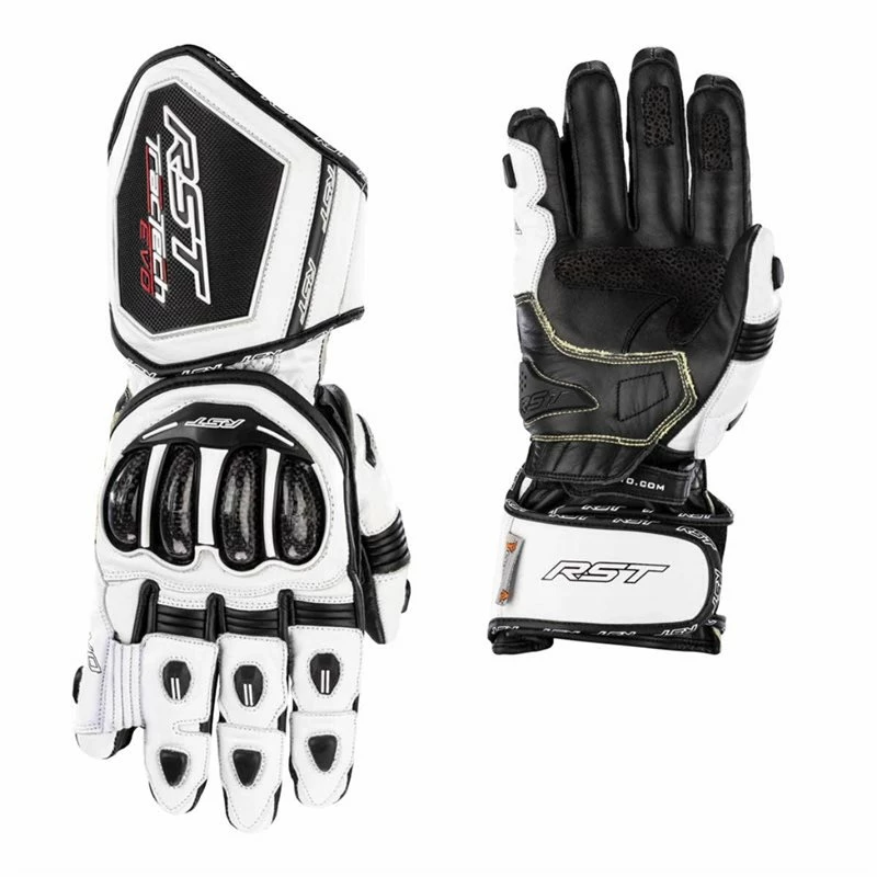Brand new 🧨 RST Tractech Evo 4 CE Motorcycle Gloves 2666 (White/Black) 😉