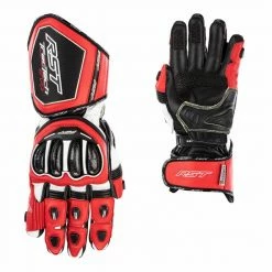 New 🧨 RST Tractech Evo 4 CE Motorcycle Gloves 2666 (Red/White/Black) 🧨