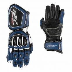Buy 💯 RST Tractech Evo 4 CE Motorcycle Gloves 2666 (Blue/White/Black) 🛒