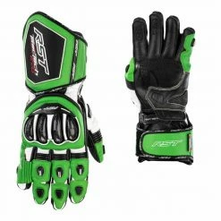 Wholesale 😉 RST Tractech Evo 4 CE Motorcycle Gloves 2666 (Green/Black) ⌛