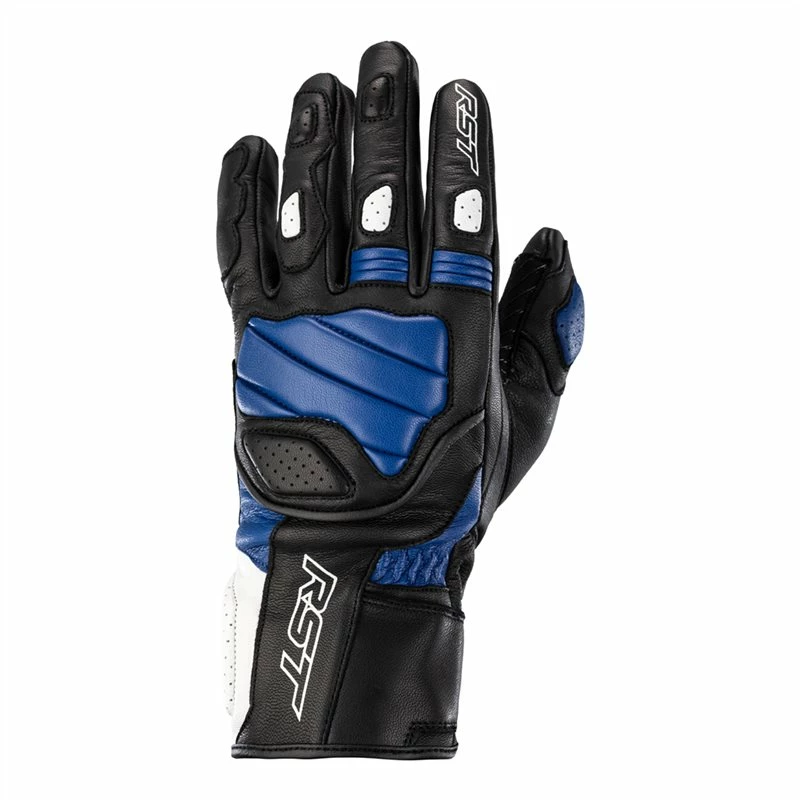 Best reviews of 𧨠RST Turbine CE Leather Gloves 2669 (Black/Blue/White) β€οΈ - Image 2