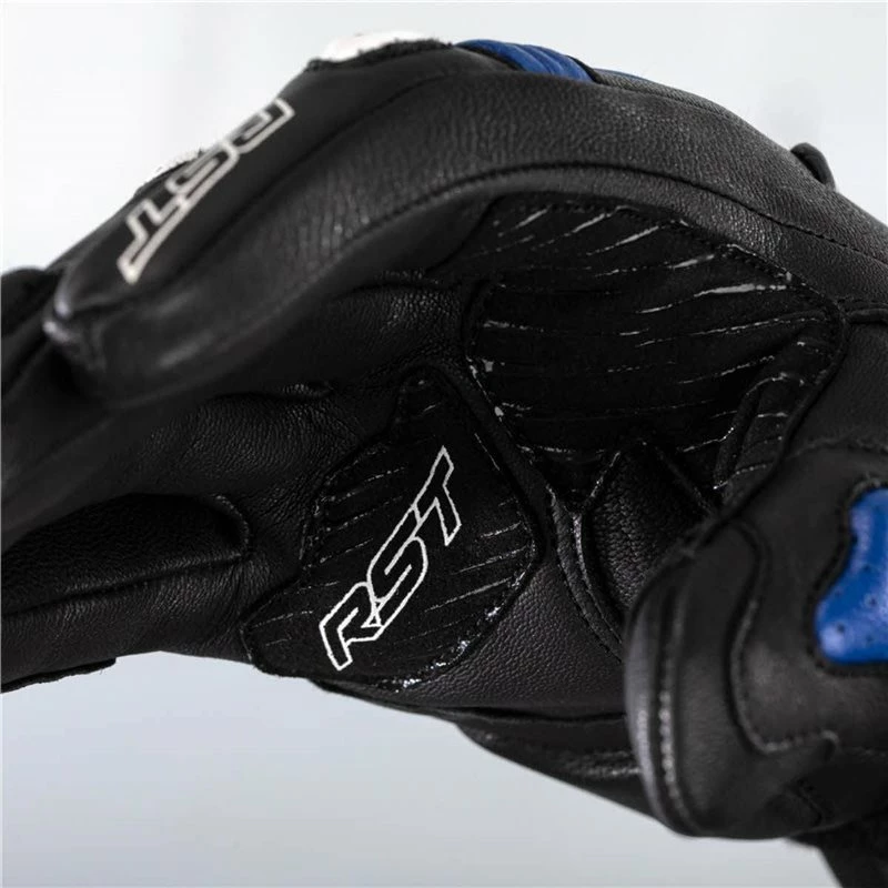 Best reviews of 𧨠RST Turbine CE Leather Gloves 2669 (Black/Blue/White) β€οΈ - Image 4