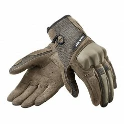 Promo 😍 Revit Volcano Motorcycle Gloves (Black/Sand) 🤩