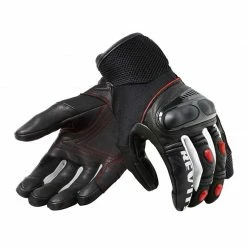 Best deal π Revit Metric Motorcycle Gloves (Black/Neon Red) βοΈ