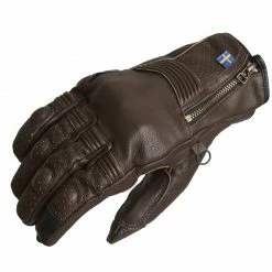 Wholesale π Halvarssons Hofors Leather Motorcycle Glove (Brown) π€©