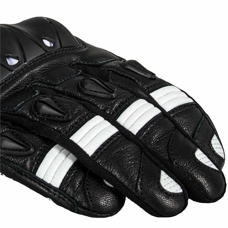 Best Sale π Knox Oulton Leather Glove (Black|White) π₯ - Image 5