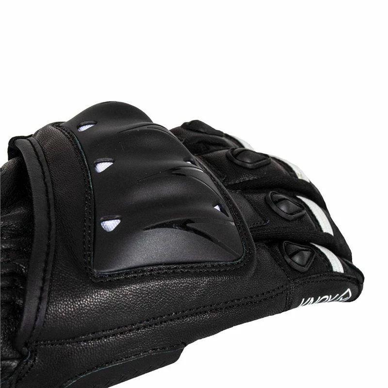 Best Sale π Knox Oulton Leather Glove (Black|White) π₯ - Image 6