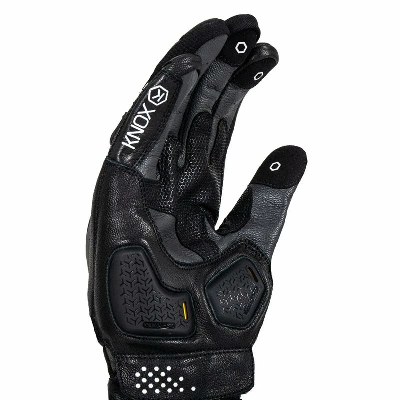 Best Sale π Knox Oulton Leather Glove (Black|White) π₯ - Image 8