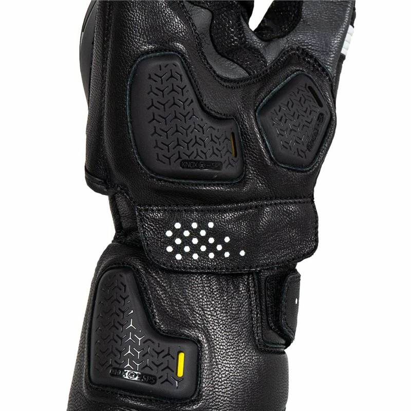 Best Sale π Knox Oulton Leather Glove (Black|White) π₯ - Image 9