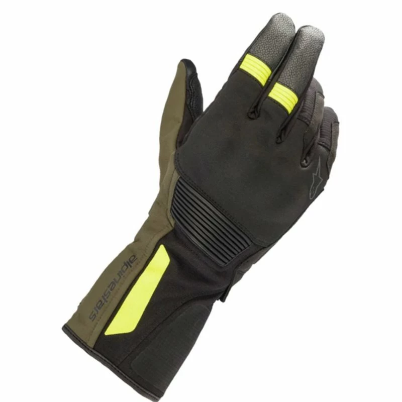 Wholesale 😀 Alpinestars Denali Aerogel Drystar® Gloves (Black/Fluo Yellow) 🎁
