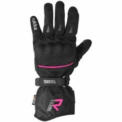 Wholesale 🛒 Rukka Suki 2.0 Gore-Tex Ladies Motorcycle Gloves (Black/Pink) ⭐